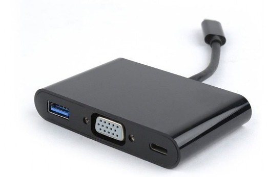 USB Type-C - VGA переходник Cablexpert A-CM-VGA3in1-01